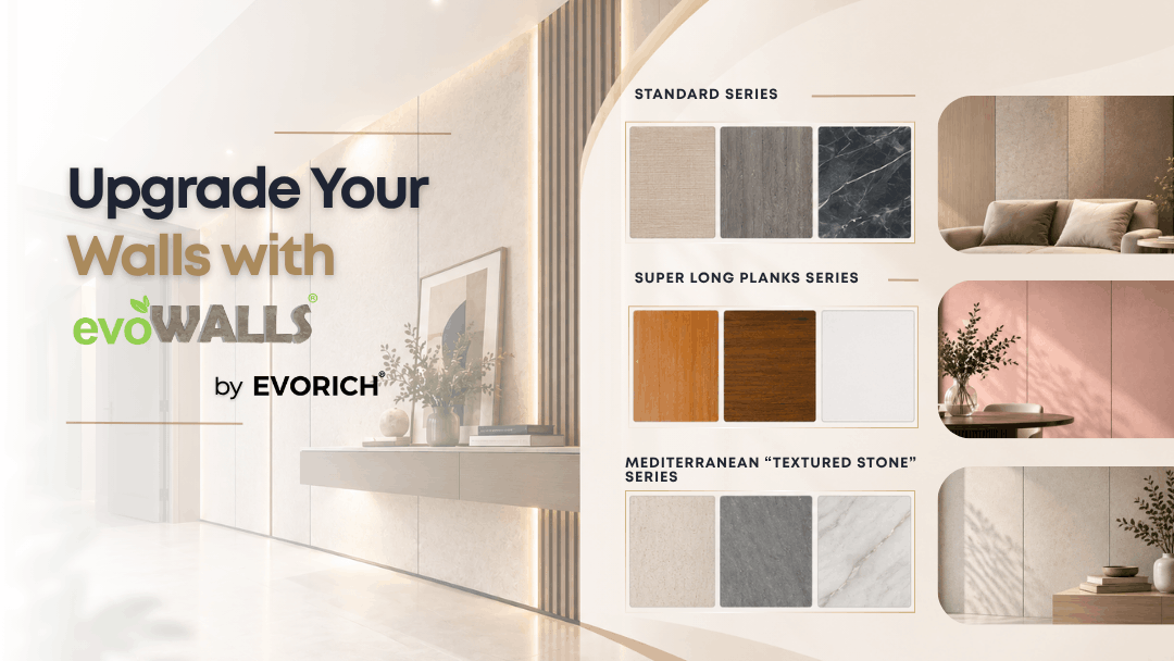 evoWALLS by EVORICH providing a stylish and low-maintenance wall upgrade for Singapore homes.